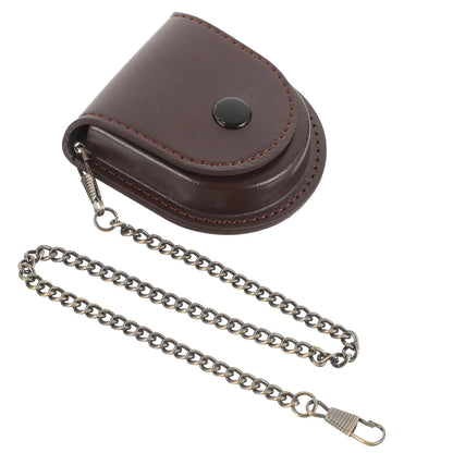 Pocket Watch Case Retro Style Watch Pouch Vintage Watch Bag Pu Watch Holder Watch Storage Case Watch Waist Bag Watch Boxes