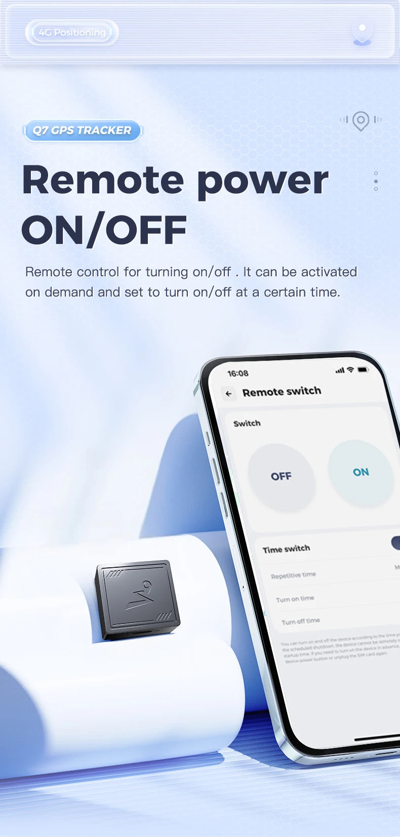 4G GPS Tracker with App Real Time Car Tracking DeviceAnti-Lost Pet Kids Bag Wallet Recording Tracking DeviceFinder Locator