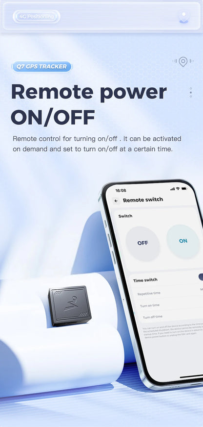 4G GPS Tracker with App Real Time Car Tracking DeviceAnti-Lost Pet Kids Bag Wallet Recording Tracking DeviceFinder Locator