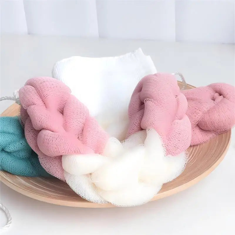 Colour Block Bath Balls Bath Strips Bath Towels Adult Back Rubbing Bath Towels Mud Rubbing Bath Towels Foam Mesh