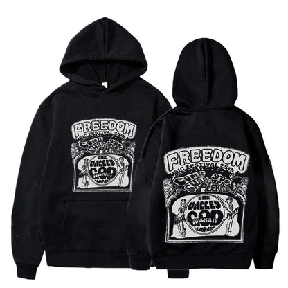 Classic Freedom Hoodies  Apparel  Camisa  Sweatshirt Customized  Hoodied Pullover  Hoodie Harajuku
