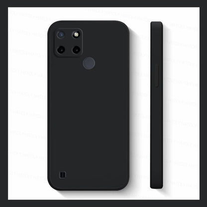 For Realme C21 Case Realme C21 C21Y C25Y C25 C25S C30S C30 C31 C33 C35 C55 Liquid Silicone TPU Shockproof Bumper Phone Cover