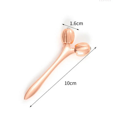 Double Roller Ball Eye Cream Massage Stick Facial Massager Lift Import Eye Care Tool Under-Eye Puffiness And Wrinkle Reduction