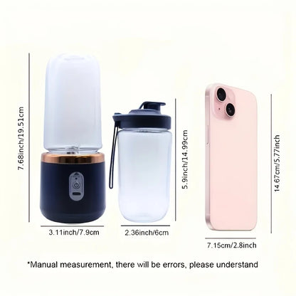 Multifunctional Portable Juicer, 2-in-1 Fruit Blender and Juicer with 6 Blades