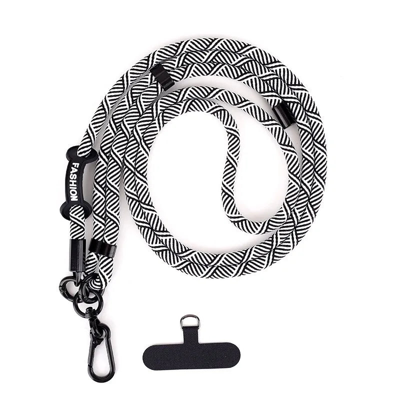 Adjustable Mobile Phone Strap Lanyard Crossbody Phone Lanyards Neck Rope with Patch for iPhone Cell Phone Hanging Cord Strap