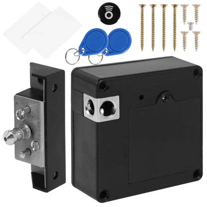 Hidden Electronic Cabinet Lock Programmable DIY Rfid Security File Drawers Knit Protecting Privacy and Security Battery Operated