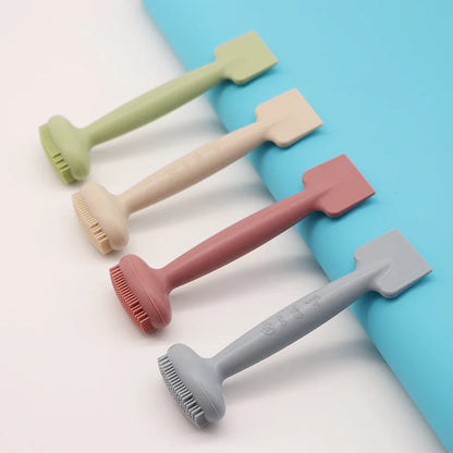 Makeup Tool Silicone Facial Cleansing Brush Double-Sided Scrubber Face Cleaner Pore Cleaner Exfoliator Skin Care Accessories