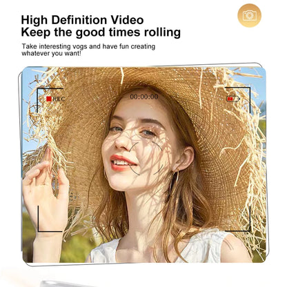 Digital Camera Retro CCD Portable Camera Dual Camera Flash 8x Digital Zoom Entry-Level Small Students Campus Selfie camera