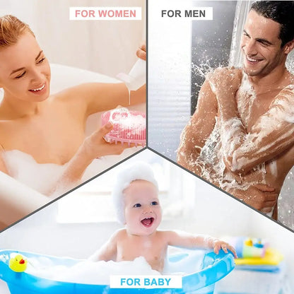 Silicone Bath Brush Cleansing Massage Full Body Scrub Bath Brush Baby Silicone Shampoo Bath