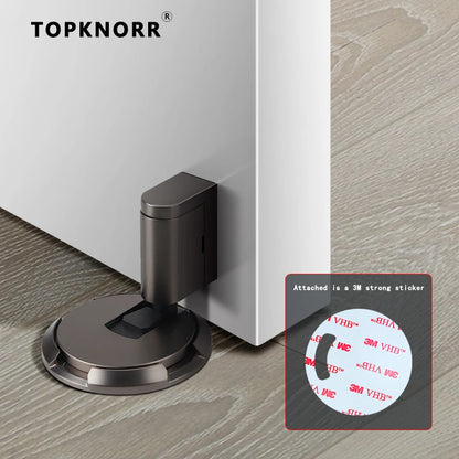 No-punch Door Suction Windproof Ground Suction Anti-collision Door Stopper Household Door Stopper Door-impact Fixed Door Stopper