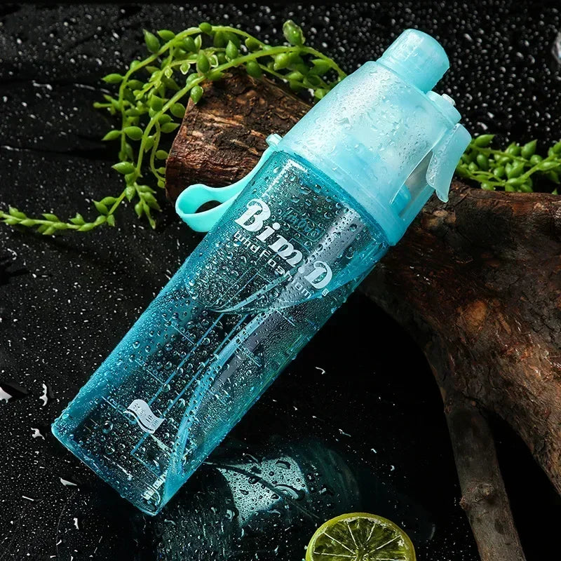 1/2PCS Plastic Spray Cup Summer Outdoor Sports Water Bottle Hydration Cooling Spray Cup Travel Portable Water Cup Gift Cups