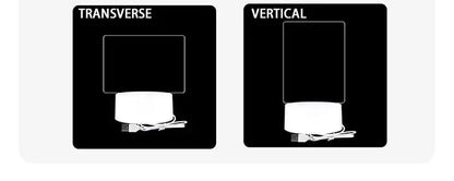 LED Light Note Board USB-Powered with Pen Acrylic Dry Erase Board Clear Desktop Note Message Soft Lights Desk Lamp Gift