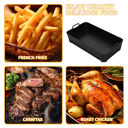 Silicone Air Fryer Liners for Ninja AF500UK 10.4L Air Fryer Silicone Liner for Ninja Air Fryer Accessories