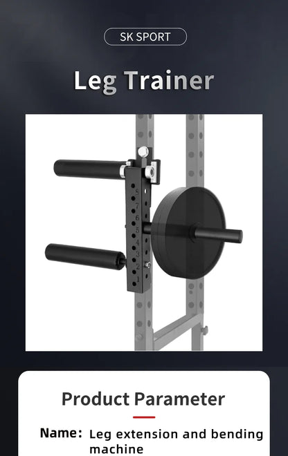 Seated Leg Extension and Curl Machine for Effective Leg Muscle Training Adjustable Leg Extension Attachment Leg  Fitness