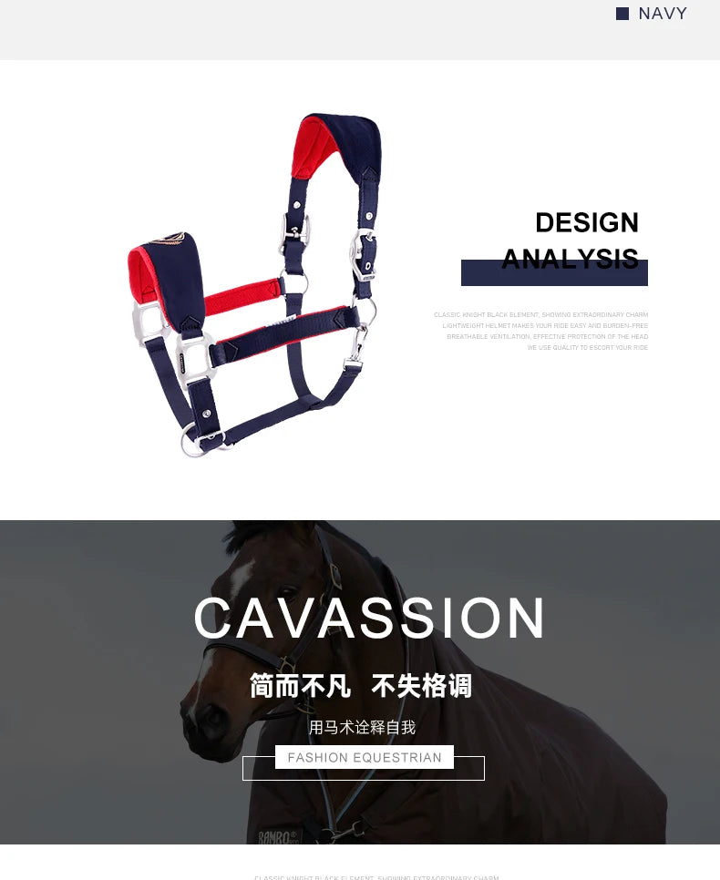 Hight Quality Equestrian Halter Anti-wear Adjustable Bridle when horse riding saddlery tools outdoor sports equipments