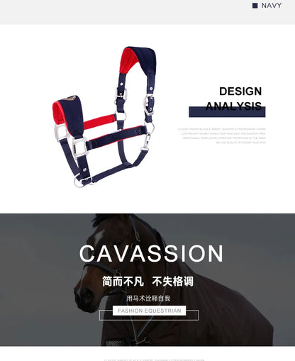 Hight Quality Equestrian Halter Anti-wear Adjustable Bridle when horse riding saddlery tools outdoor sports equipments