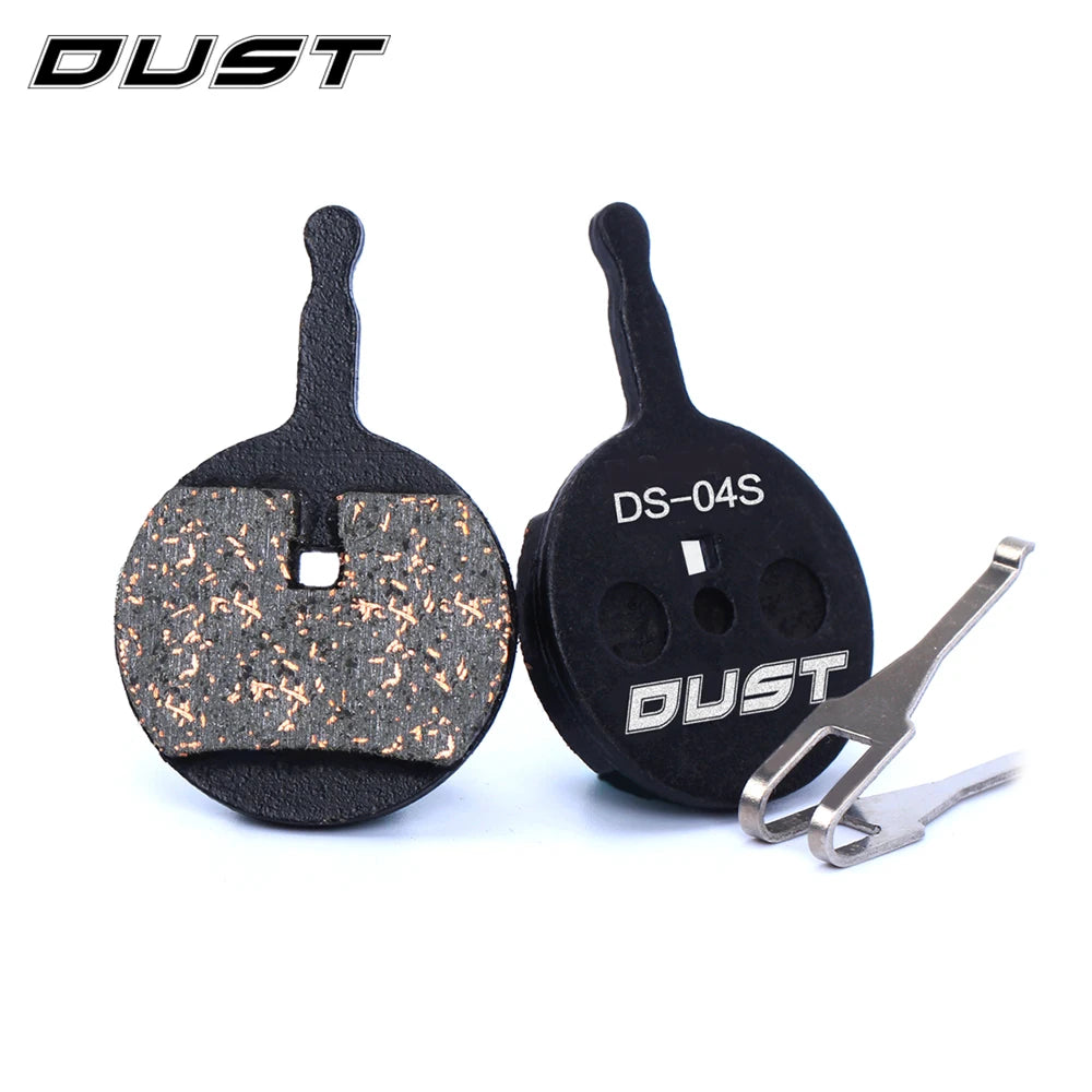 DUST 1Pair Semi-Metal Bicycle Hydraulic Disc Brake Pads MTB Mountain Bike Parts for SHIMANO XT XTR M315 SRAM Avid BB5 BB7 E1 E3