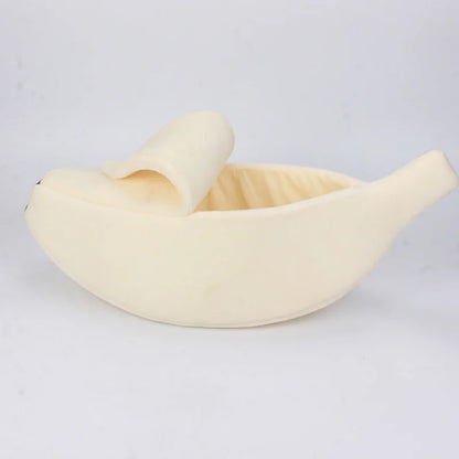 Cute Cats Beds Deep Sleep Comfort In Winter Bed Banana Shape for Cat's House Products Pets Creative Indoor Small Cat Dog Beds