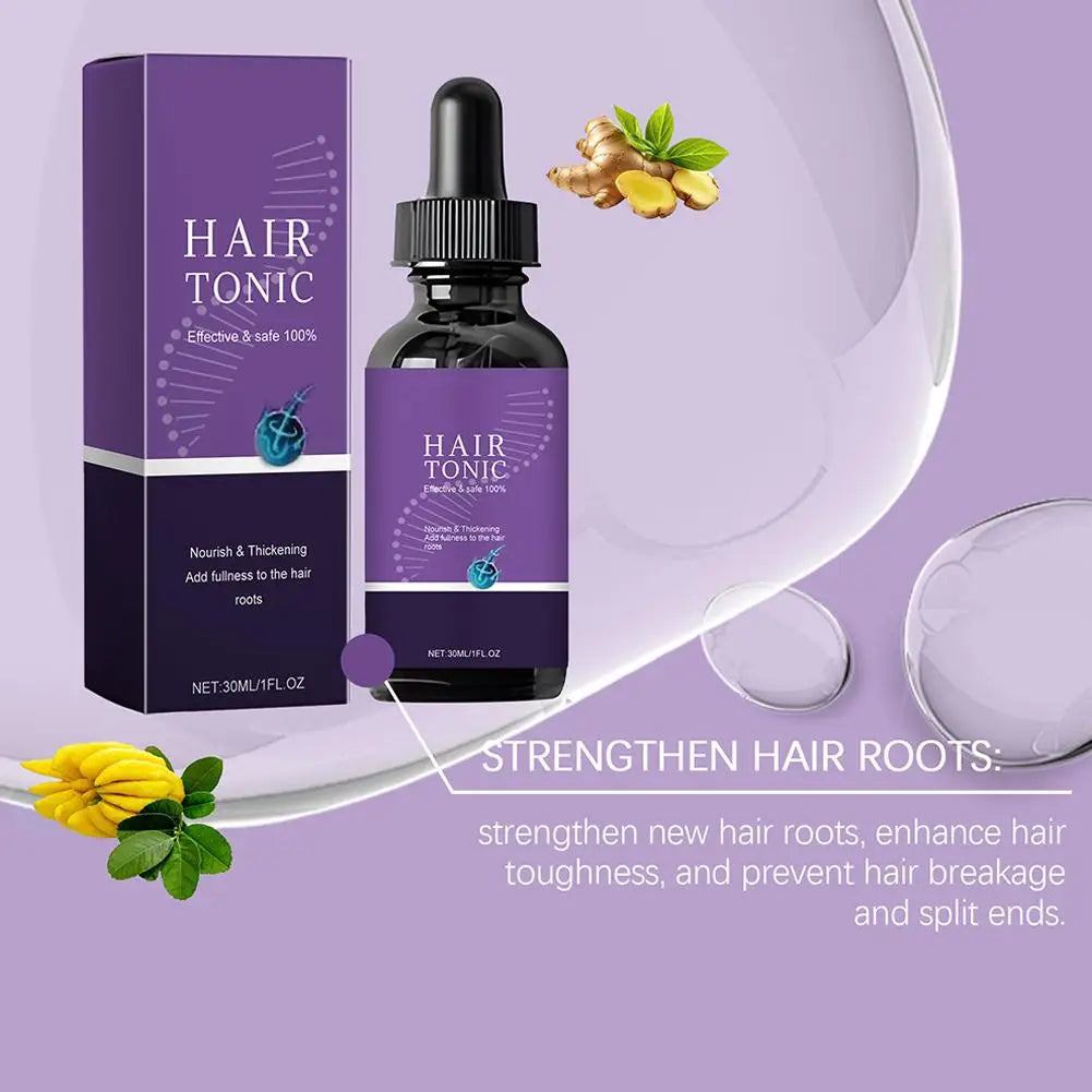 Hair Serum Butterfly Pea Flower,coconut Oil,centella Hair Oil Nourishing Scalp Treatment Anti-Frizz Repair Damage Hair Care
