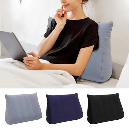 Wedge Pillow Knee Cushion Foot Pillow Elevation Leg Pillows Inflatable Back Pillow Soft Support Cushion Backrest For Travel