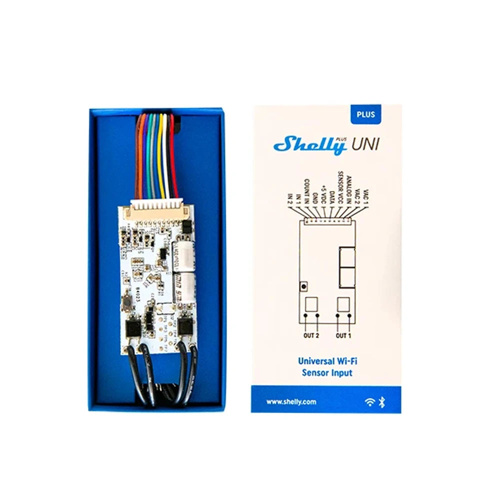 Shelly Plus Uni Smart Wi-Fi operat module Designed systems small device offers advanced automation insightful monitoring