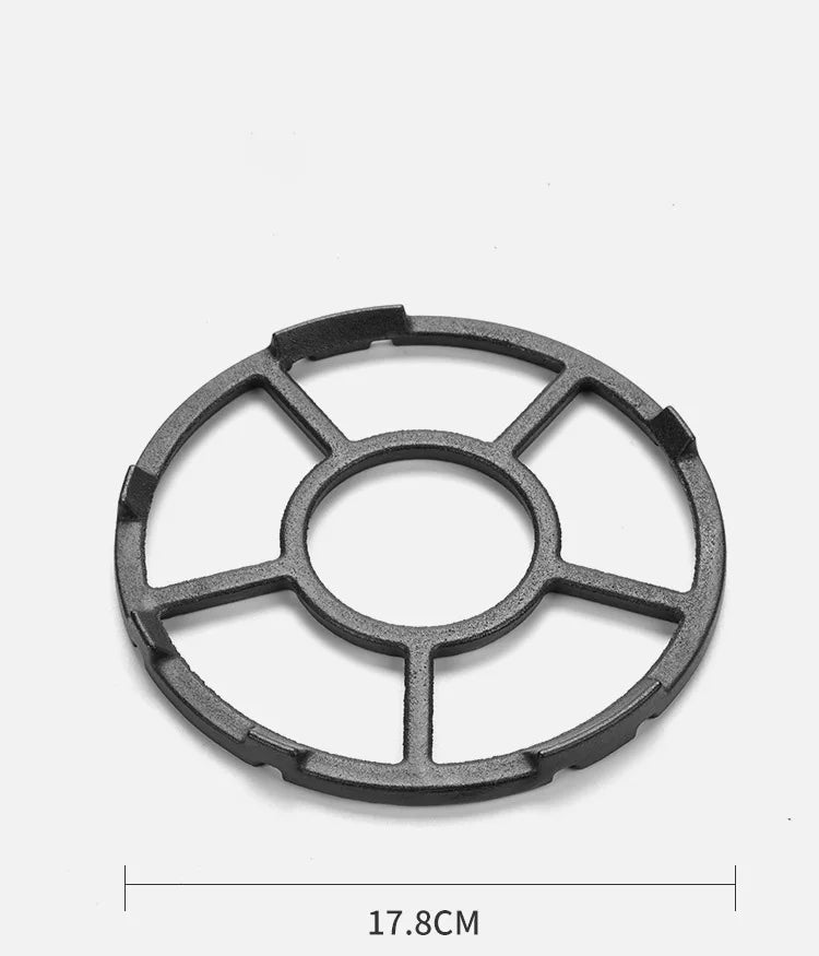 Iron Cookware Stove Top Heat Diffsuser Iron Gas Stove Cooker Ring Reducer For Coffee Maker Shelf Cast Iron Practical Accessories