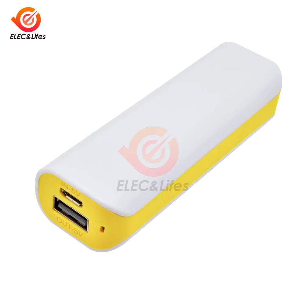 DIY 1*18650 Power Bank Battery Charger Case Portable USB Power Bank Kit Storage Case DIY Mobile Power Supply Box