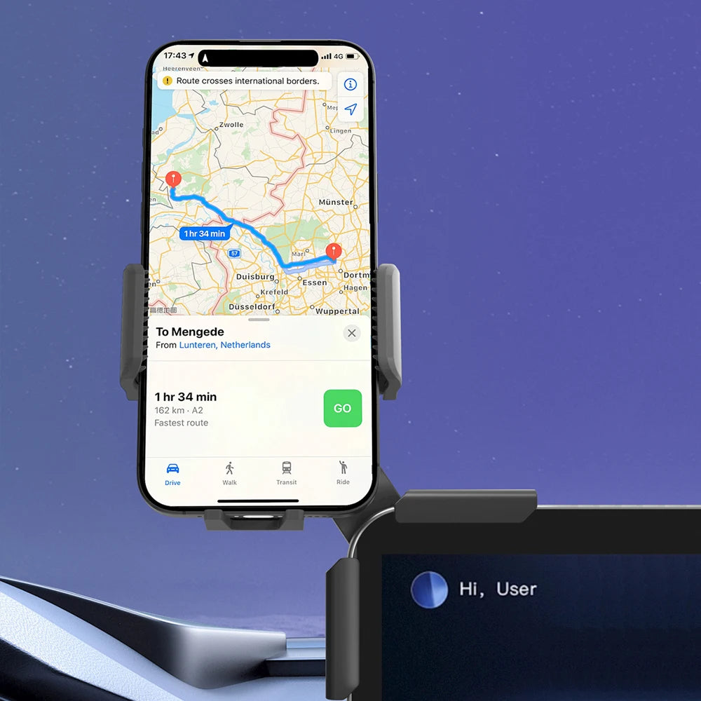 Magnet Car Mounted Display Screen Mobile Phone Holder 360 Degree Freely Rotation Foldable Mount Usded for Car Electric Vehicle