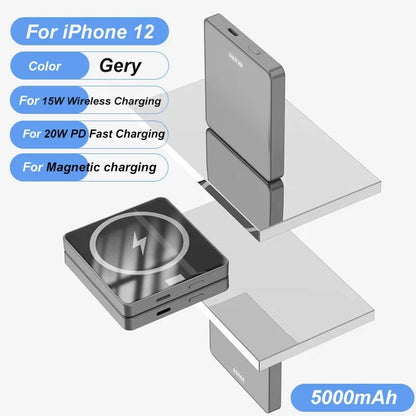 10000mAh Wireless Power Bank PD20W Magnetic poverbank For Magsafe Phone Battery iPhone 12 13 14 15 16 Pro Max Plus Mini Pover