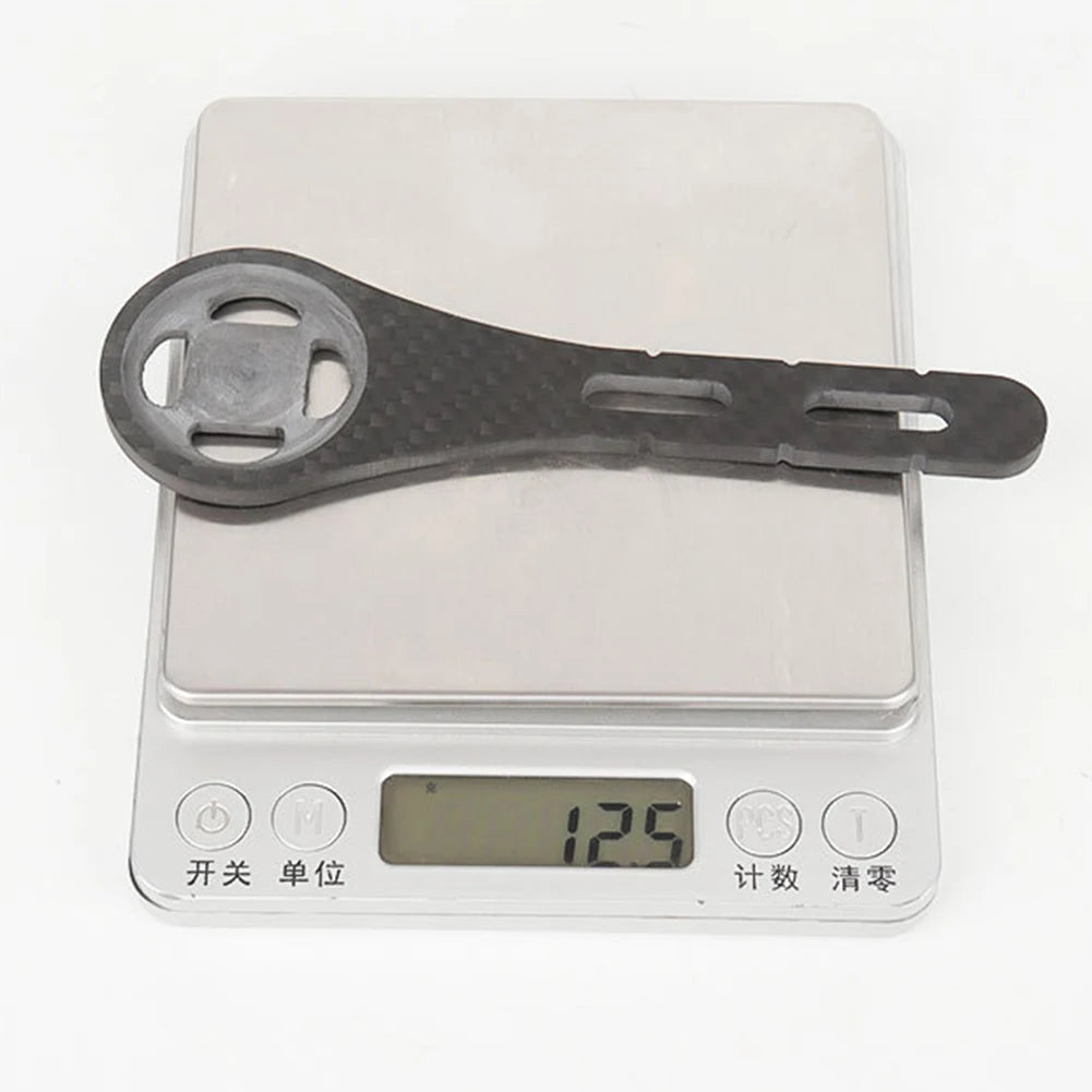 Carbon Fiber Bicycle Computer Holder Bike Handlbar Computer Mount Cycling Speedometer Support Holder Computer Mount For Garmin