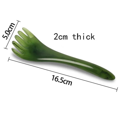 Head Massager Scalp Gua Sha for Body Neck Leg Massage Five-claw Head Scraping Stick Massage Scraping Claw Massage Visage