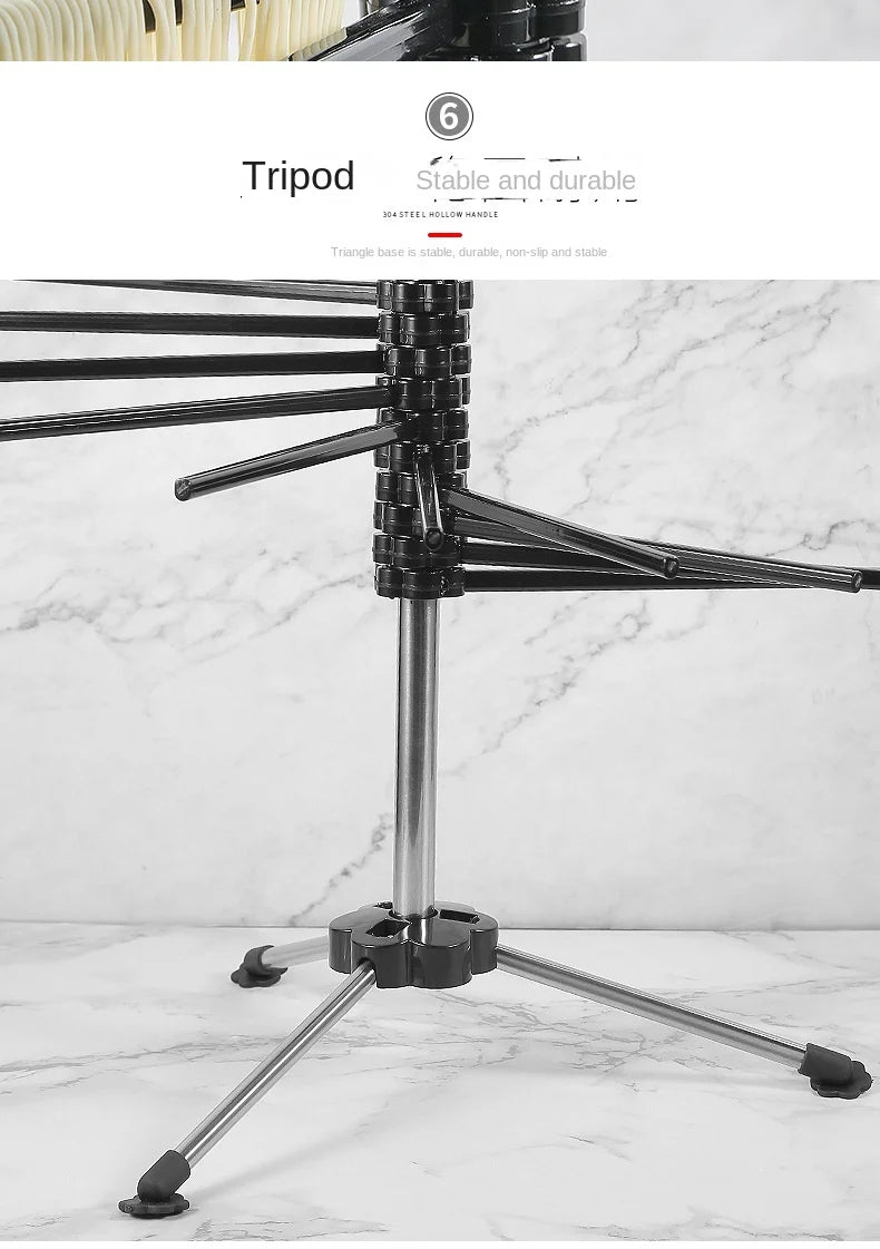 Drying rack manual rotating drying rack wake-up special hanging rack foldable easy to store kitchen tools