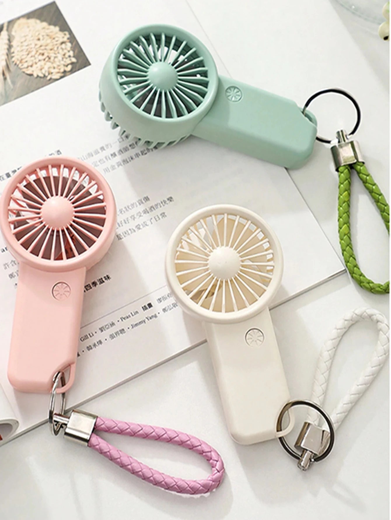 Mini Portable Fans Handheld USB Rechargeable Fan Mini Desktop Air Cooler Outdoor Fan Cooling Travel Hand Fans Ventilation Fan