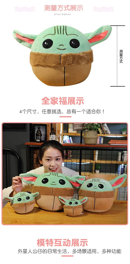 10/20cm Disney Kawaii Plush Baby Yoda Anime Cartoon Stuffed Toys Figure Doll Kawaii Stuffed Toys Cute Gifts For Boys Girls