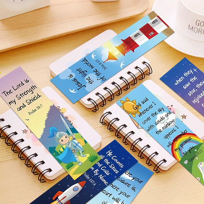 30PCS Church Bookmarks Inspirational Book Markers Religious Bookmarks Reading Scripture for Church Souvenirs Stationery Gifts