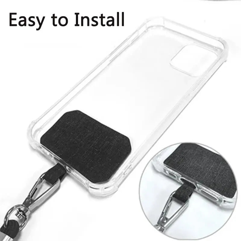 150cm Universal Adjustable Phone Lanyard Strap Mobile Phone Hanging Rope Neck Straps Anti-lost Lanyards Cell Phone Accessories