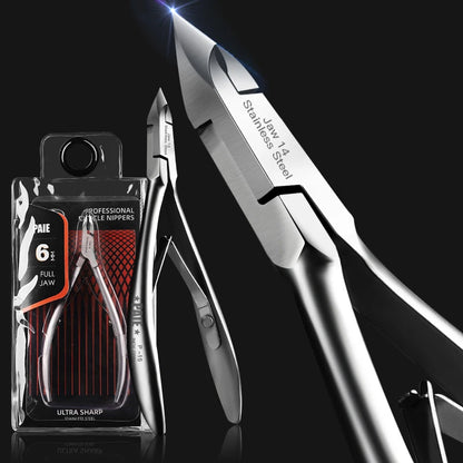 Professional Stainless Steel Toenail Cuticle Nipper High Precision Dead Skin Scissor Nail Cuticle Scissors Plier Manicure Tool