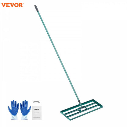 VEVOR Lawn Leveling Rake  Level Lawn Tool, Heavy-duty Lawn Leveler with  Extended Handle Yard Leveling Rake Suit