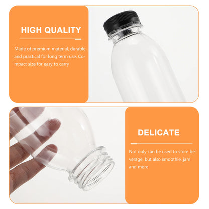 10Pcs 300ml Multi-Function Juice Juice Transparent Water Bottles Travel Water Leakproof Juice Transparent Water Bottles