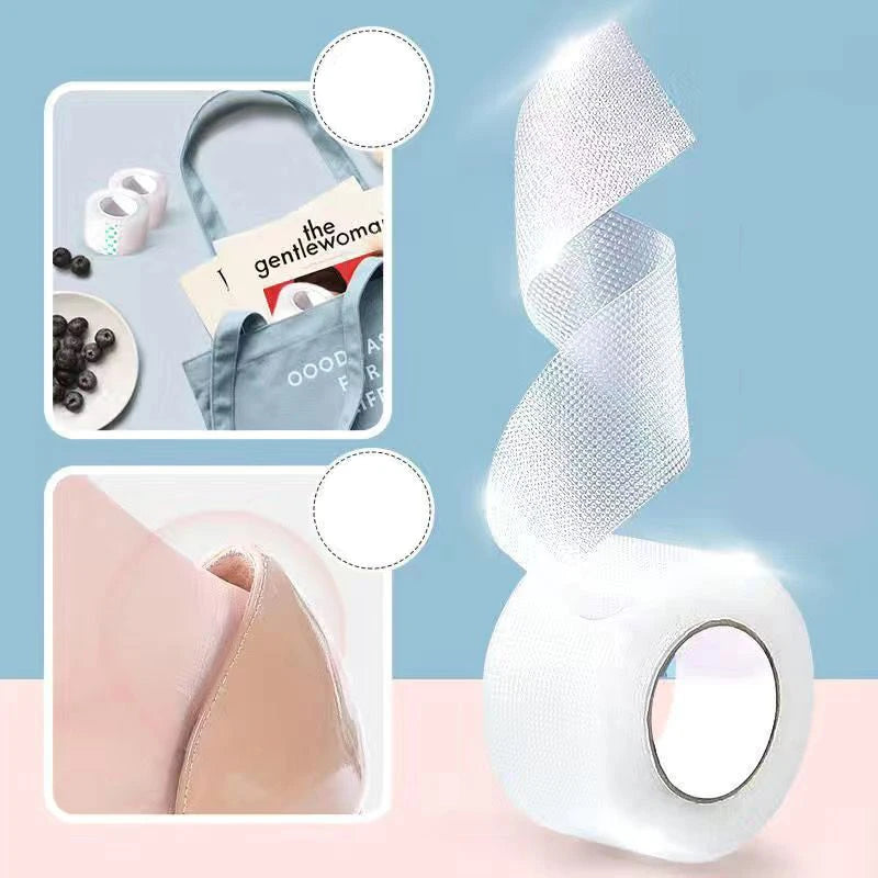 Biomimetic Silicone Heel Sticker Womens Shoes Heel Protectors Foot Care Products Multifunctional Invisible Shoes Accessories