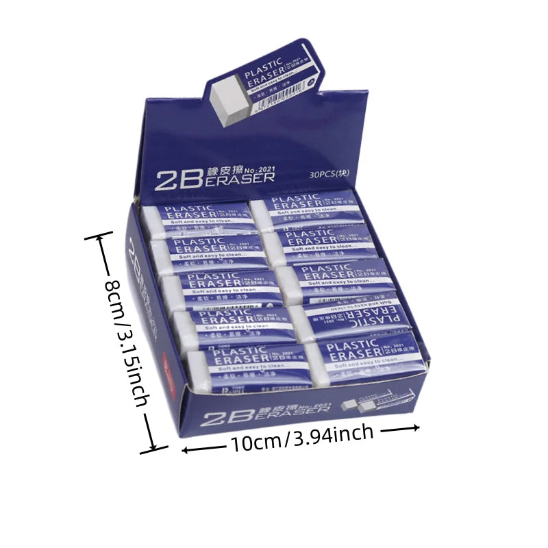 2B Eraser Simple eraser Clean primary school children learn eraser