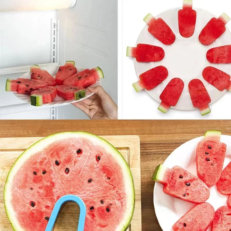 Slicer Watermelon Ice Melon Cutter Kitchen summer cool Gadgets Mold Fruit Knife curious Gadget Accessories Useful for Things