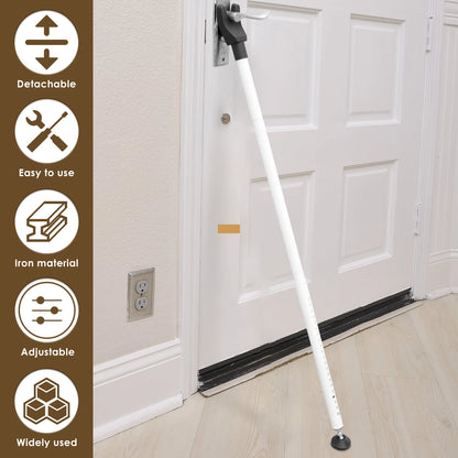 Door Security Bar 44-55 Inch Adjustable Door Security Bar Home Security Door Stopper Door Security 3 In 1 Door Jammer Security