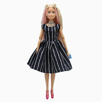 Elegant Doll Party Clothes High Quality Fashion 10 Styles Plush Coat Casual Wears Doll Dresses 11.5