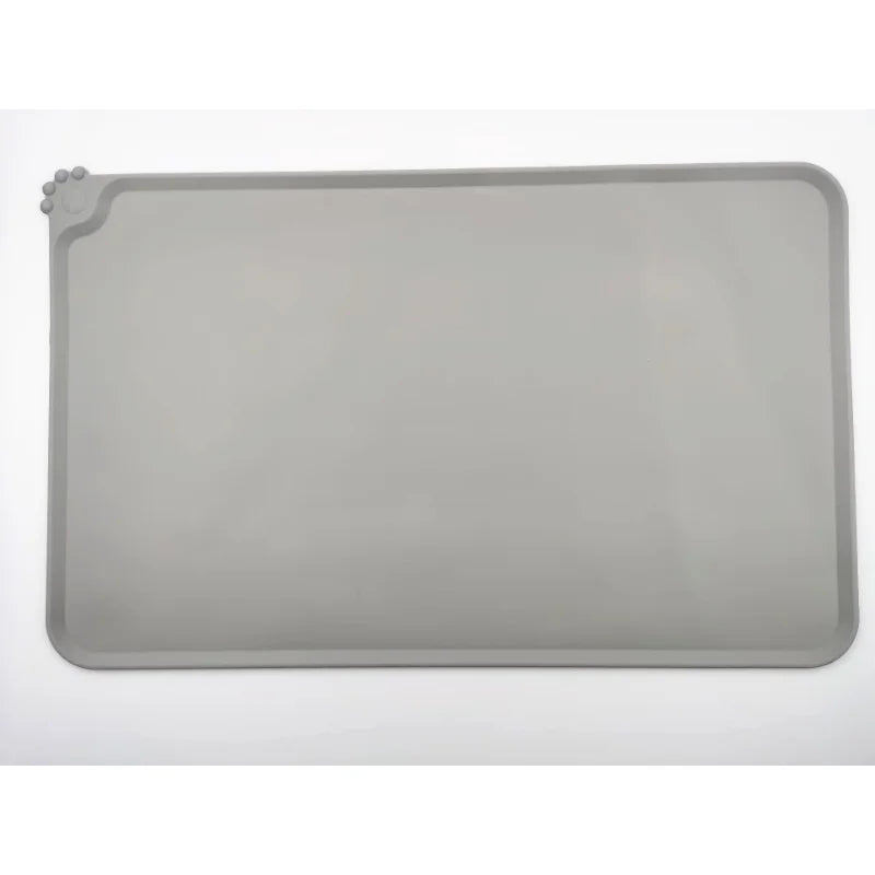 Food Grade Silicone Bowl Mats, Non - slip Food Pan Mat With Border, Waterproof Silicone Pet Placemat, Pet Feeders
