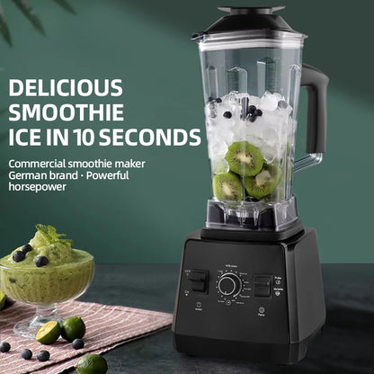 500W Heavy Duty Commercial Blender Stationary Mixer Ice Smoothies Appliances for Kitchen Professional High Power Food Processor