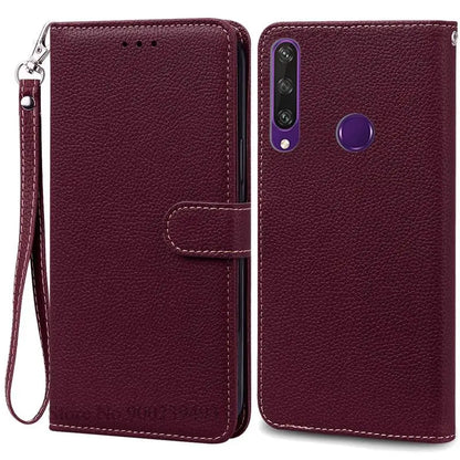 For Huawei Y6P Case Leather Wallet Flip Case For Huawei Y6p Case MED-LX9N Soft Full Cover Coque Fundas for Huawei Y6P Case
