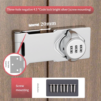 Daily Sale Keyless Cabinet Combination Latch,Cabinet Password Locks For Cabinet,Mailbox,Office File Cabinet Lock Silver Easy To
