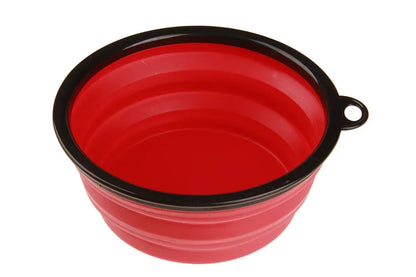 Foldable Portable Travel Feeding Bowls, Eco Friendly Silicone Pet Dog Cat Food and Water Feeder, Food Container Accessories