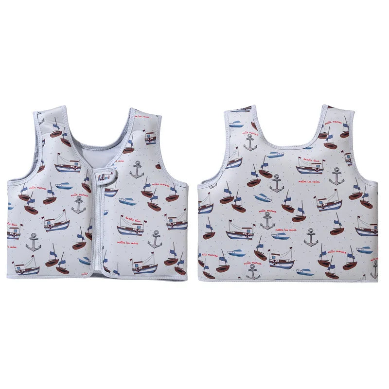 Swimming Arm Ring for Children Cartoon Printed Kids Swimwear Buoyancy Vest Foam Jacket Swimming Pool Accessories